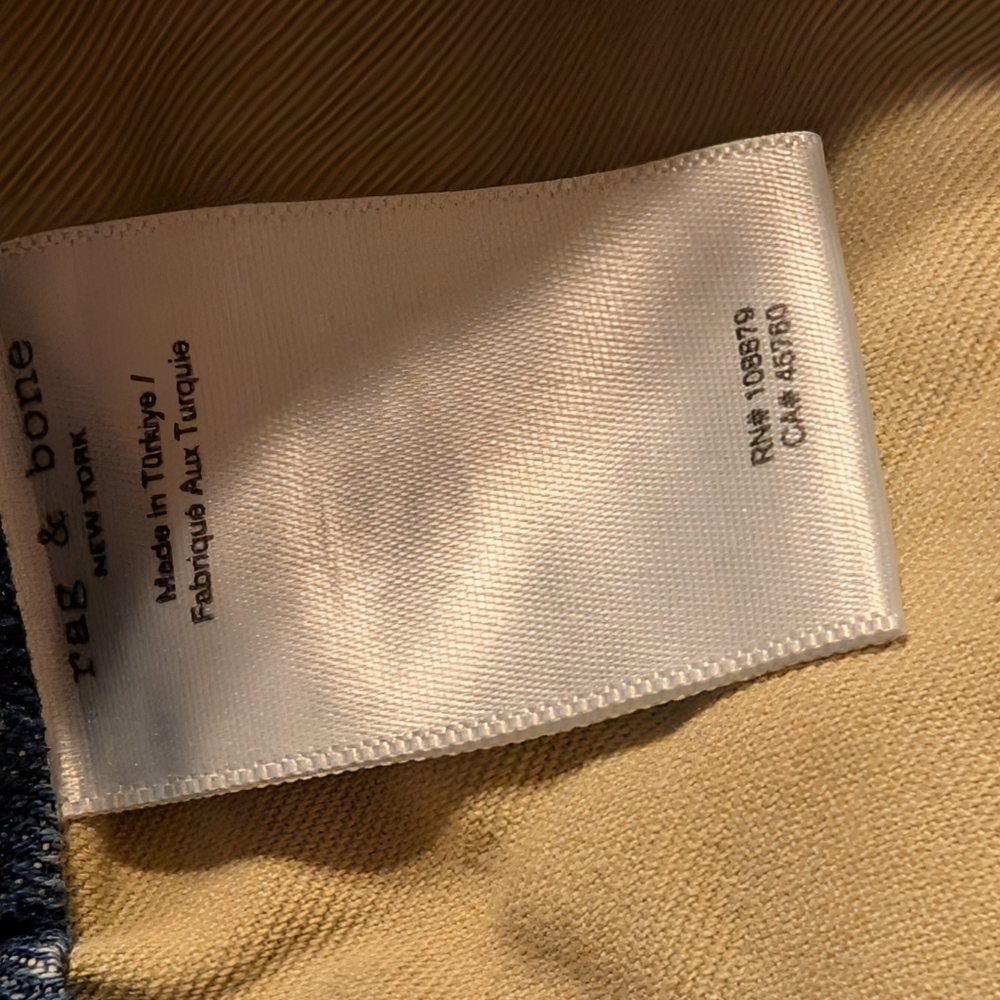Authentic Rag & Bone® NWT Stylish Logan mid-rise blue jeans - Picture 4 of 15